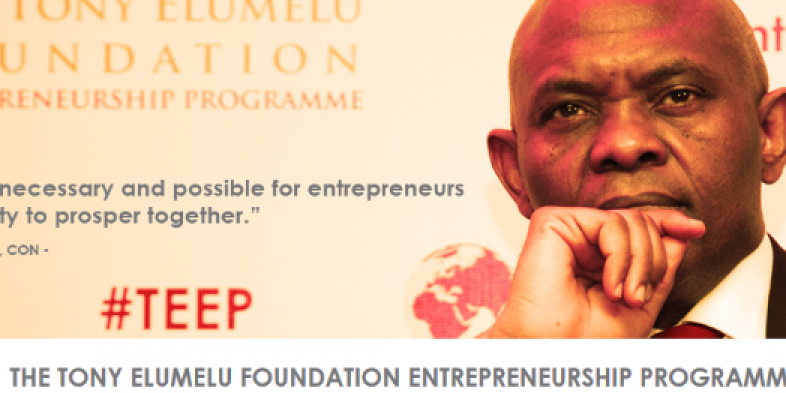 Apply for Tony Elumelu Foundation’s Entrepreneurship Programme