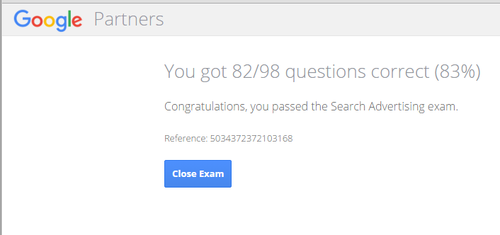 google-search-exam
