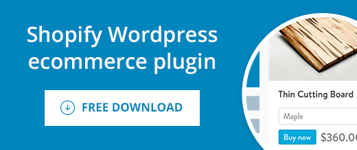 shopify wordpress plugin