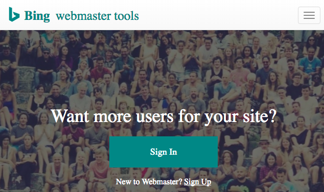 bing webmaster tools