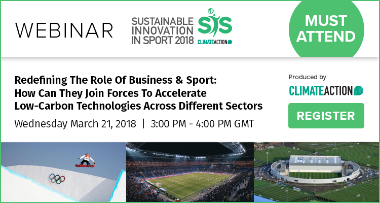 redefining the role of business and sport for combating climate change