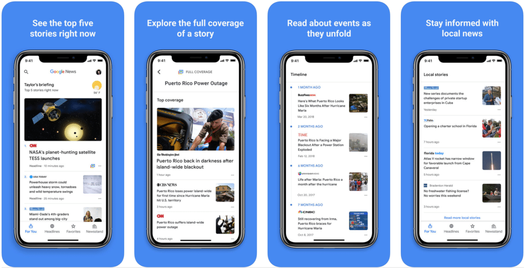 Google News app